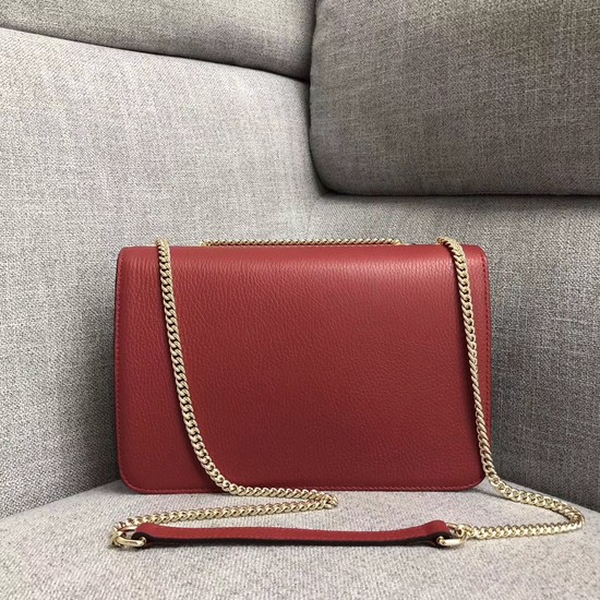 Gucci GG Cowhide top quality Shoulder Bag 510303 red