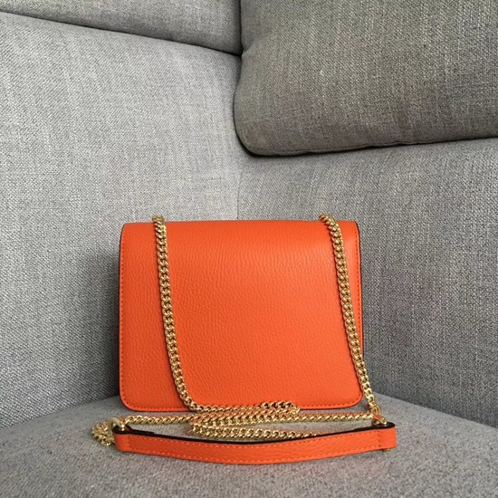 Gucci GG Cowhide top quality Shoulder Bag 510304 orange