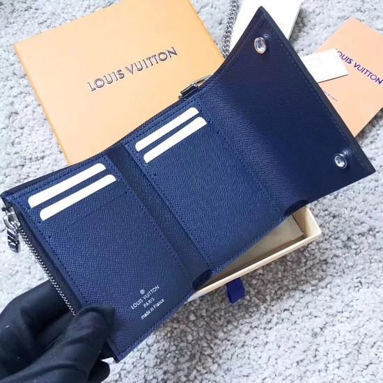Louis Vuitton RIVETS CHAIN Wallet 63518 Black
