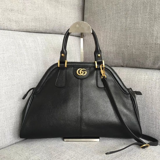 Gucci RE medium top handle bag Style ‎516459 black