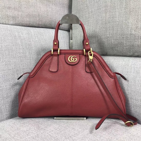 Gucci RE medium top handle bag Style ‎516459 red