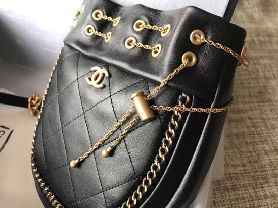 Chanel Flap Original Sheepskin leather cross-body bag 55698 black