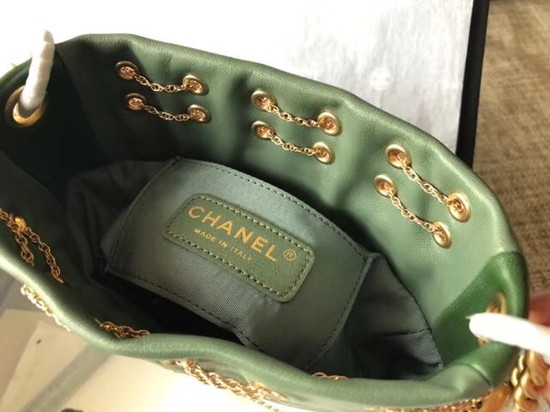 Chanel Flap Original Sheepskin leather Shoulder Bag 55698 green