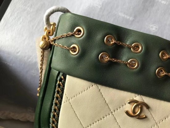 Chanel Flap Original Sheepskin leather Shoulder Bag 55698 green