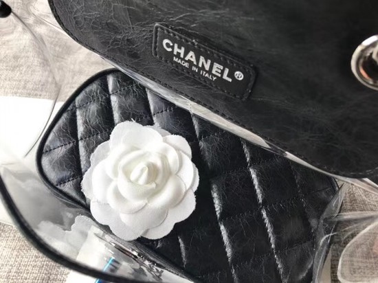 Chanel Original Calfskin Leather Backpack 83429 black