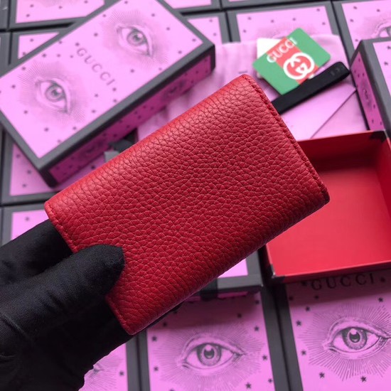 Gucci GG Supreme key case butterfly 519801 red