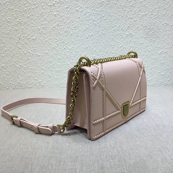 Dior DIORAMA BAG STUDDED LAMBSKIN M0422 pink