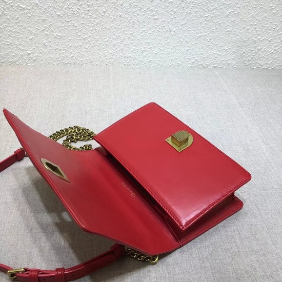 Dior Original DIORAMA BAG STUDDED LAMBSKIN M0422 red