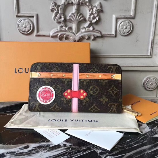 Louis Vuitton Zippy Wallet Monogram Canvas M62616 rose