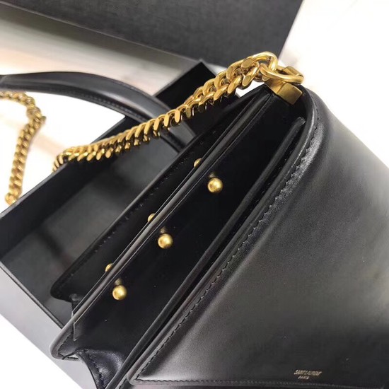 SAINT LAURENT Bellechasse leather shoulder bag 513667 black