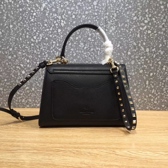 Valentino Original Leather Tote Bag 0065 black