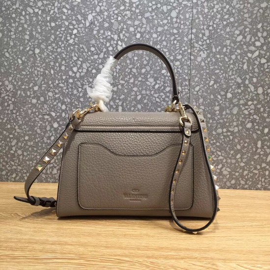 Valentino Original Leather Tote Bag 0065 grey