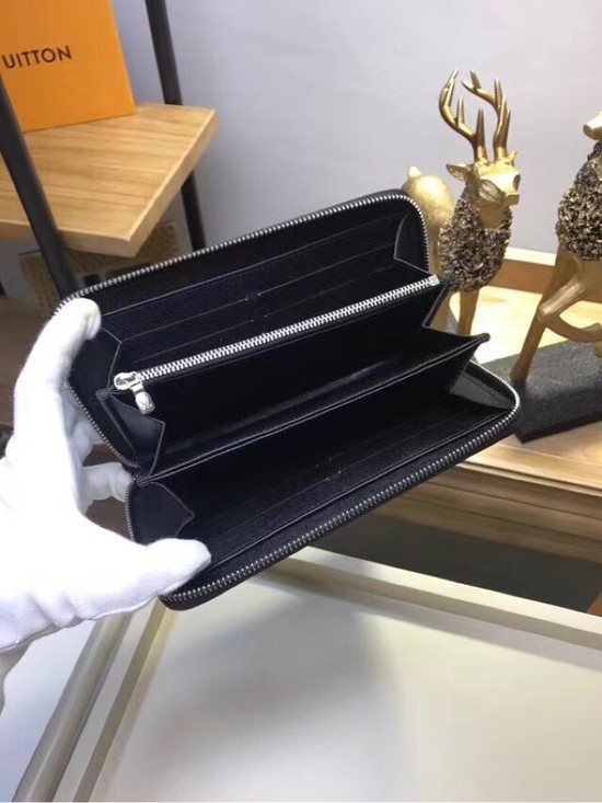 Louis Vuitton EPI leather Zippy Wallet 67267 black