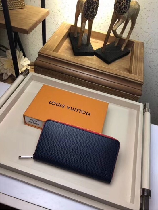 Louis Vuitton EPI leather Zippy Wallet 67267 dark blue