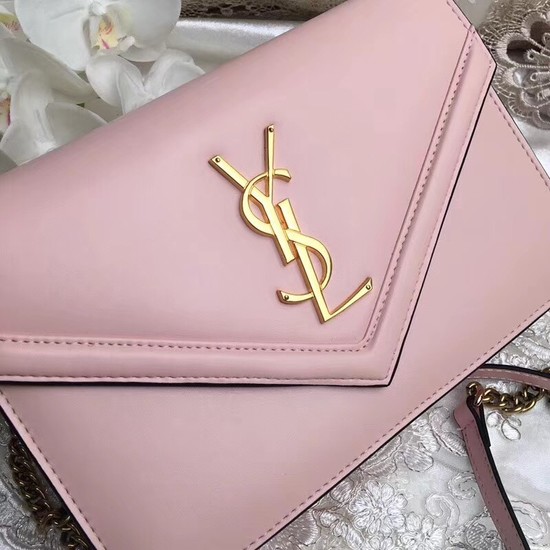 Yves Saint Laurent Monogramme Calf leather cross-body bag 2569 pink