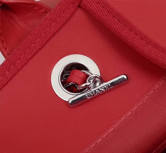 Chanel Cowhide Tote Bag 7180 red