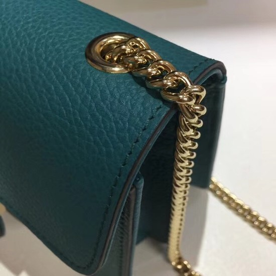 Gucci GG Cowhide top quality Shoulder Bag 510304 blue