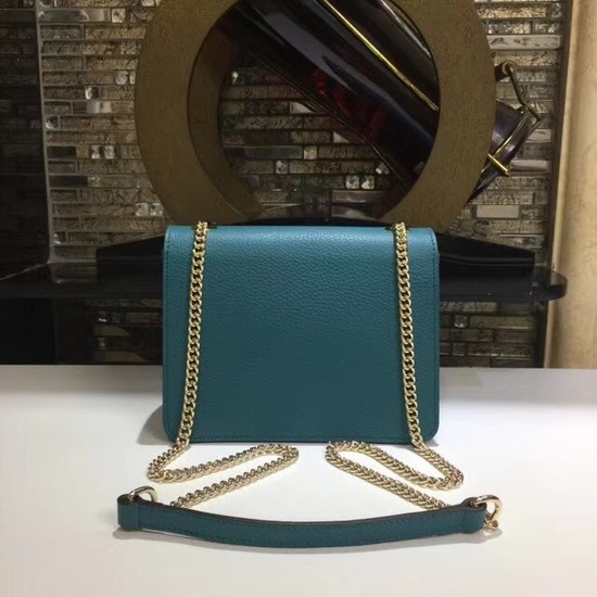 Gucci GG Cowhide top quality Shoulder Bag 510304 blue