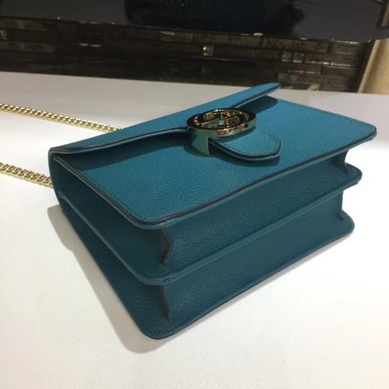 Gucci GG Cowhide top quality Shoulder Bag 510304 blue