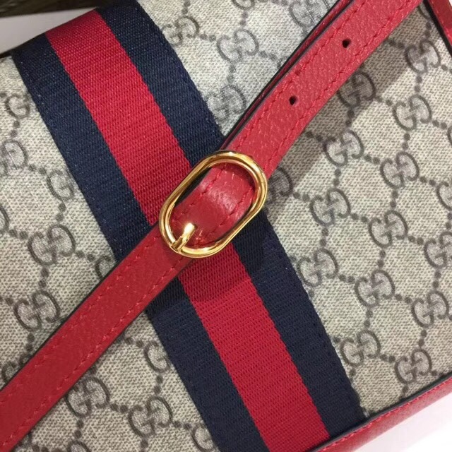 Gucci Queen Margaret GG Supreme medium shoulder bag 524356 red