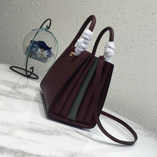 Prada saffiano lux tote original leather bag bn4458 Wine