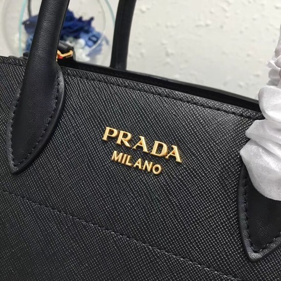 Prada saffiano lux tote original leather bag bn4458 black