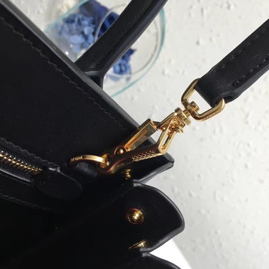 Prada saffiano lux tote original leather bag bn4458 black