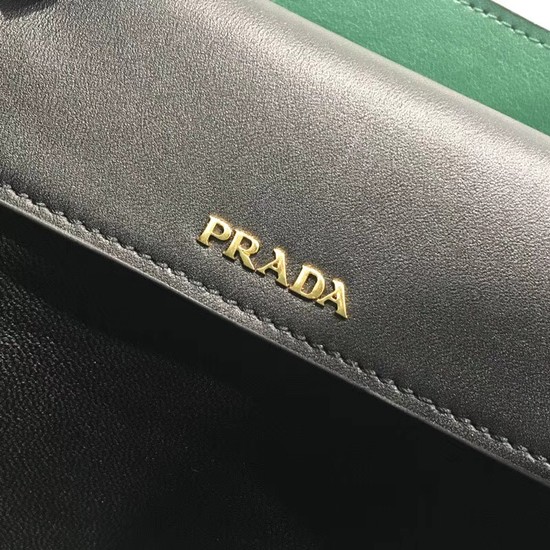Prada saffiano lux tote original leather bag bn4458 green