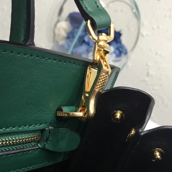 Prada saffiano lux tote original leather bag bn4458 green