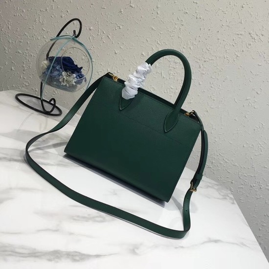 Prada saffiano lux tote original leather bag bn4458 green