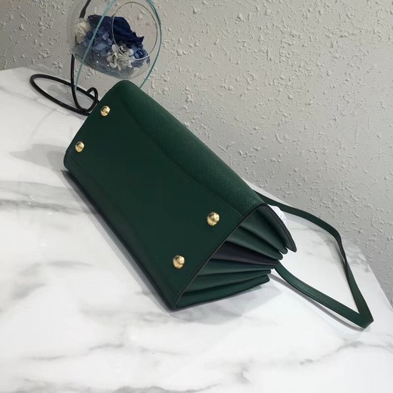 Prada saffiano lux tote original leather bag bn4458 green