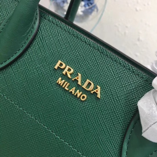 Prada saffiano lux tote original leather bag bn4458 green