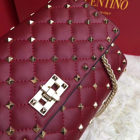 Valentino Original Leather cross-body bag 38020 Wine