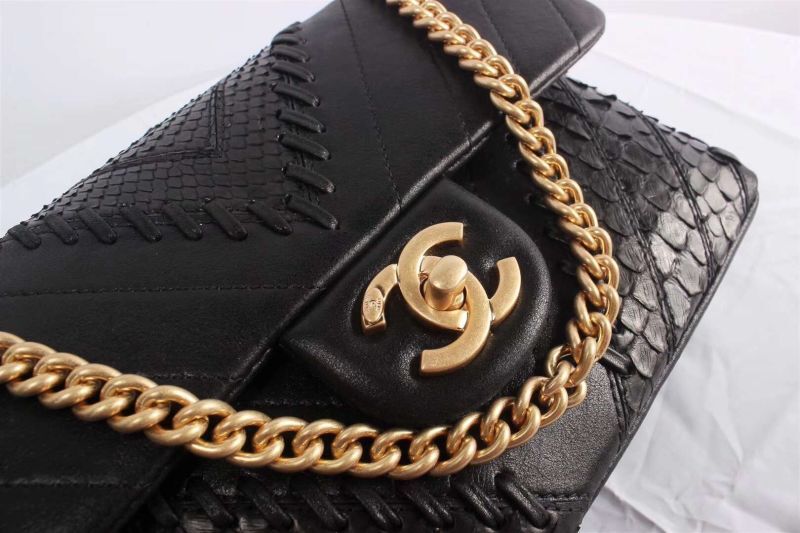 Chanel Classic original Sheepskin Leather Shoulder Bag 4785 black