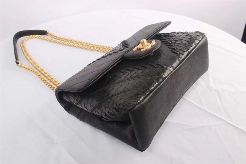 Chanel Classic original Sheepskin Leather Shoulder Bag 4785 black