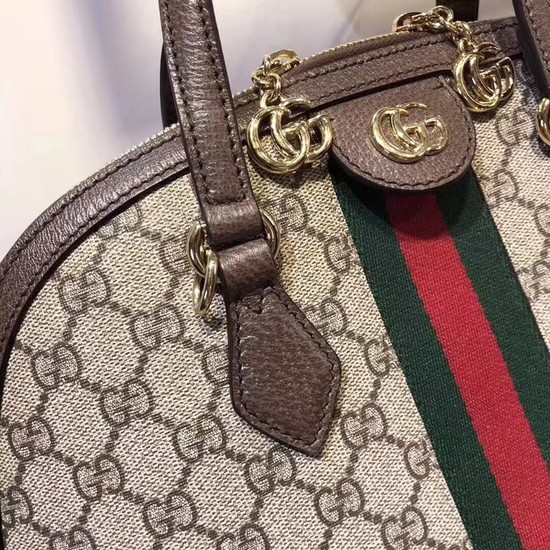 Gucci Ophidia GG medium top handle bag 524533 brown