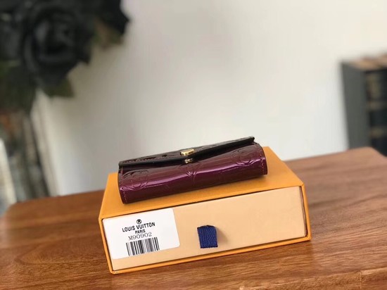 Louis Vuitton Monogram Vernis 6 KEY HOLDER 90900 purple