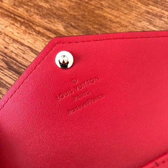 Louis Vuitton Monogram Vernis 6 KEY HOLDER 90900 red