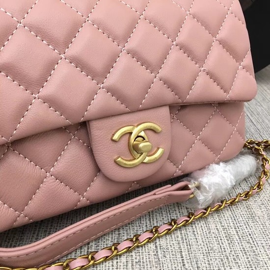 Chanel mini Sheepskin Leather cross-body bag 5698 pink