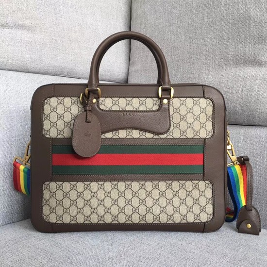 Gucci GG Supreme Canvas tote bag 484663 brown