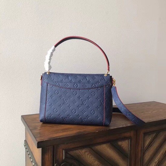 Louis Vuitton Monogram Empreinte BLANCHE M43618 Navy-blue