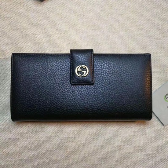 Gucci Calf leather Wallet 337335 black