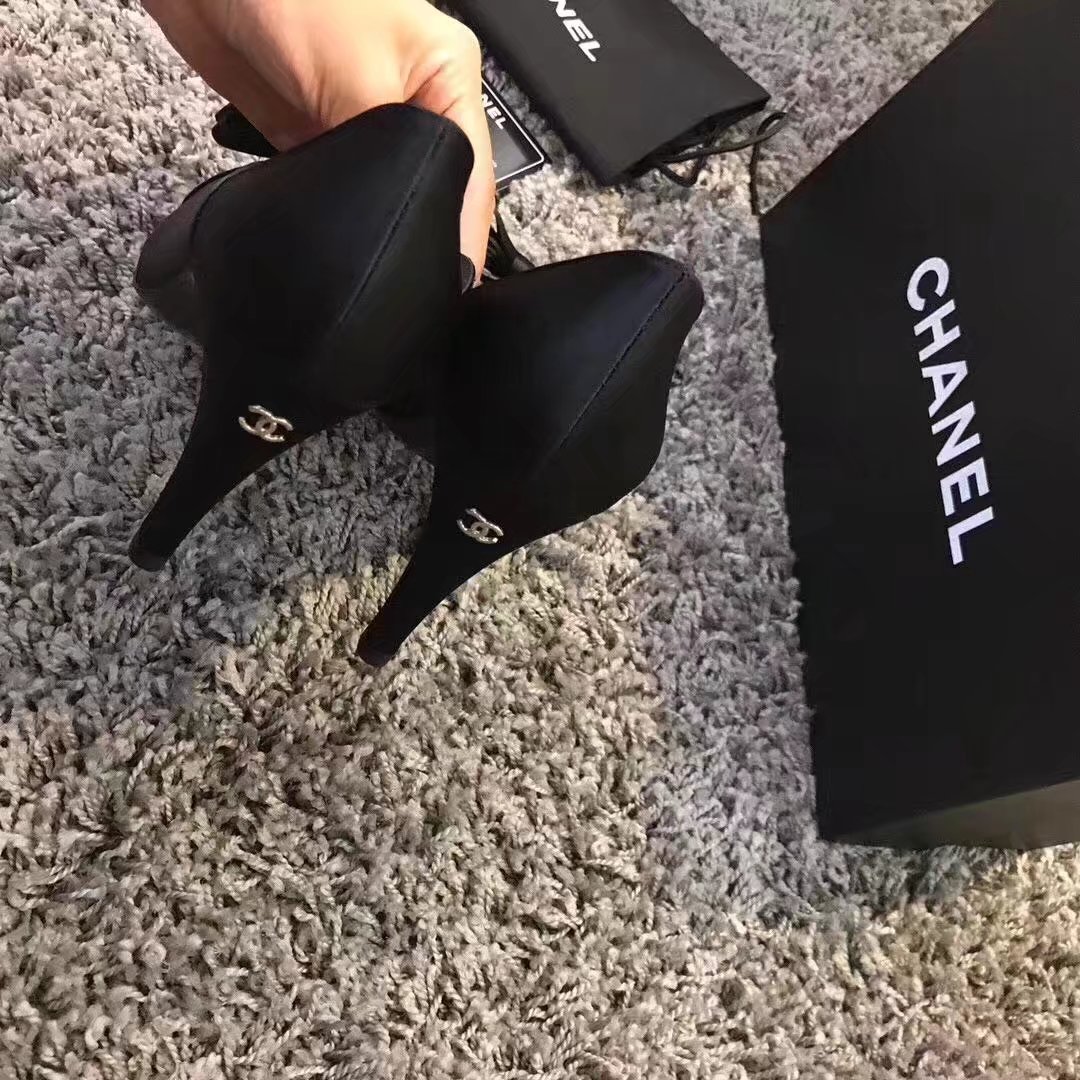 Chanel High heels CH2331LS black heel of a shoe 8CM