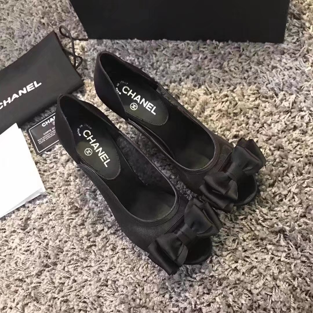 Chanel High heels CH2331LS black heel of a shoe 8CM