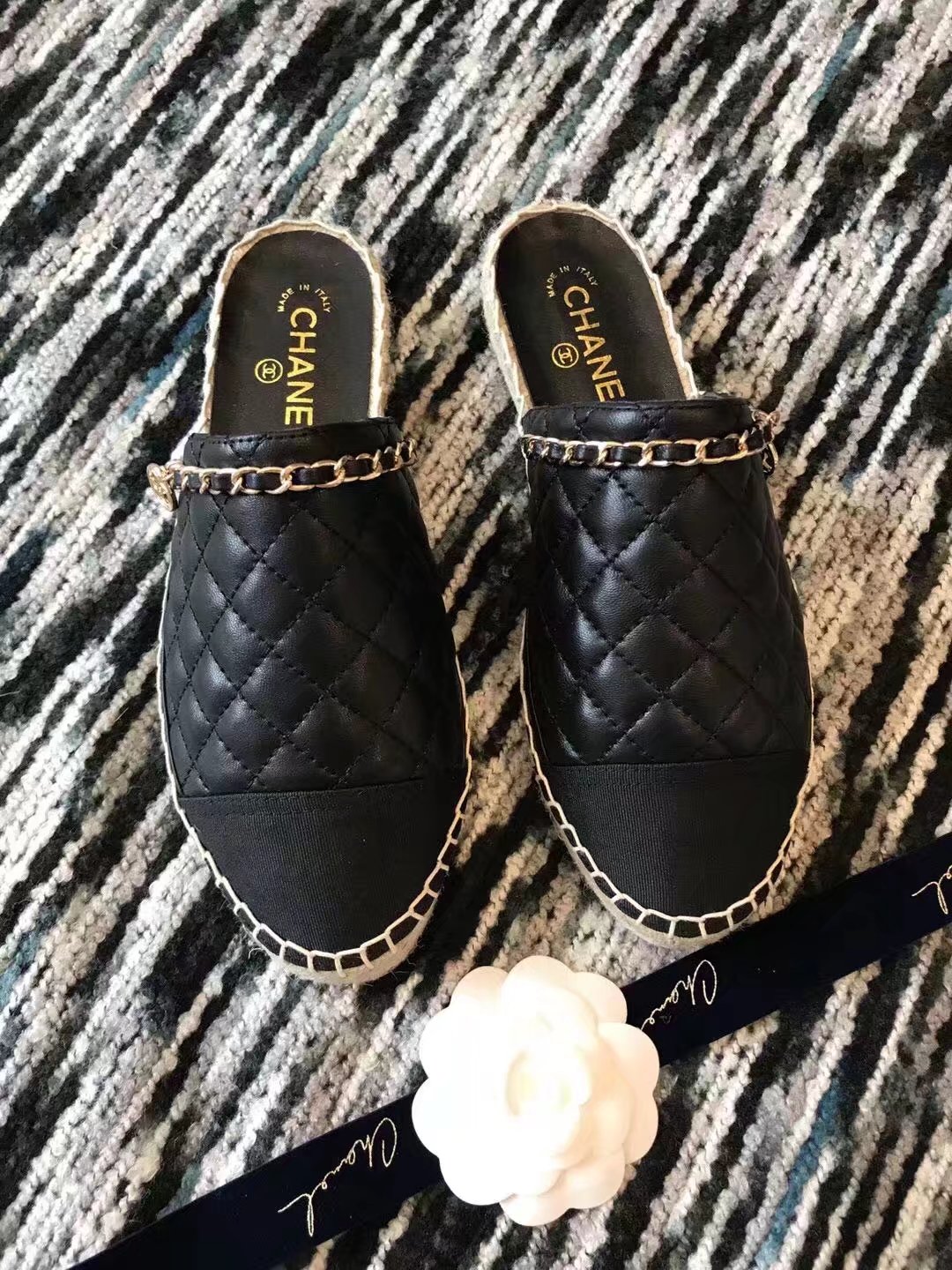 Chanel Slippers CH2336LRF black