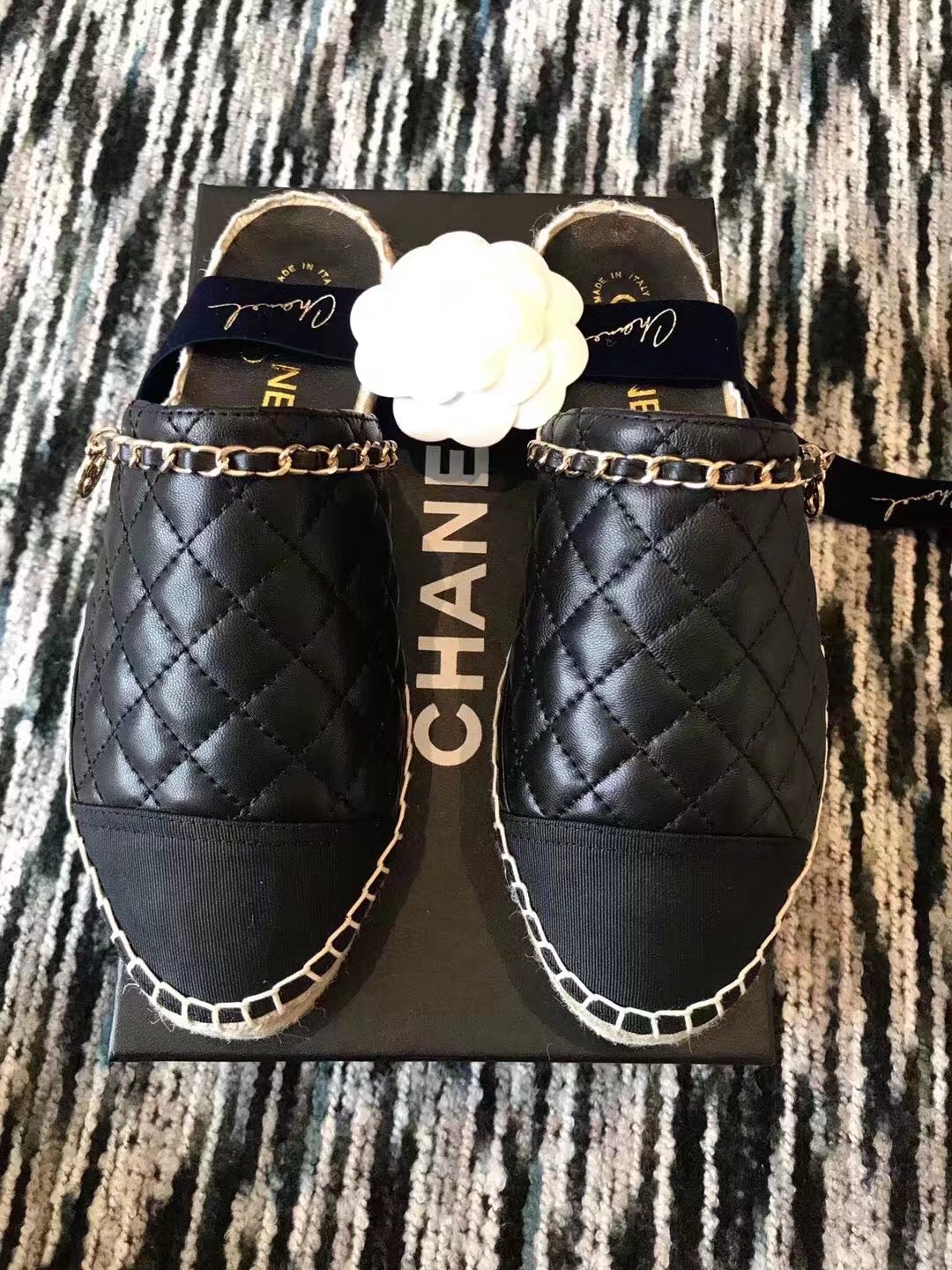 Chanel Slippers CH2336LRF black