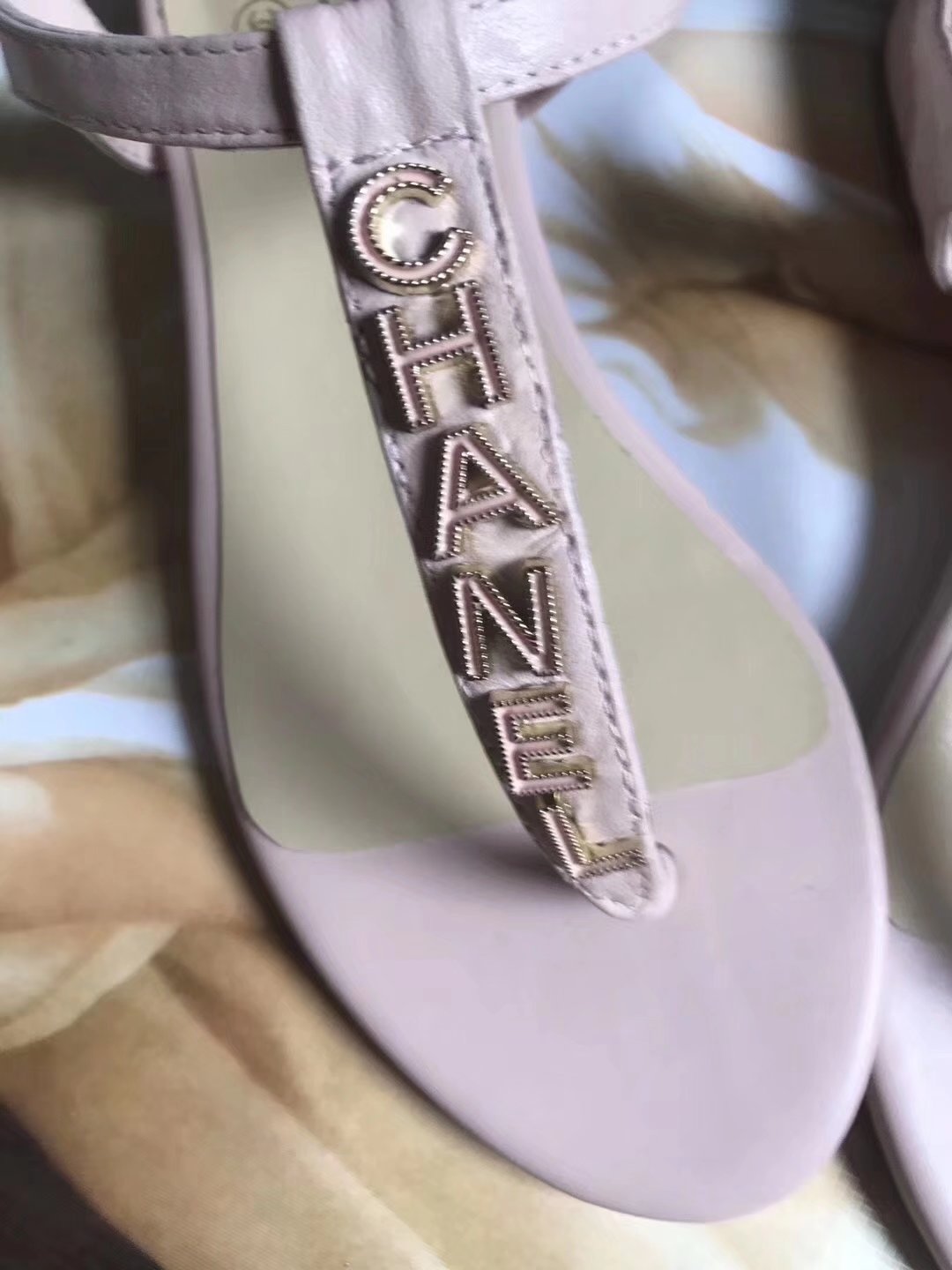 Chanel sandals CH2438HLL pink