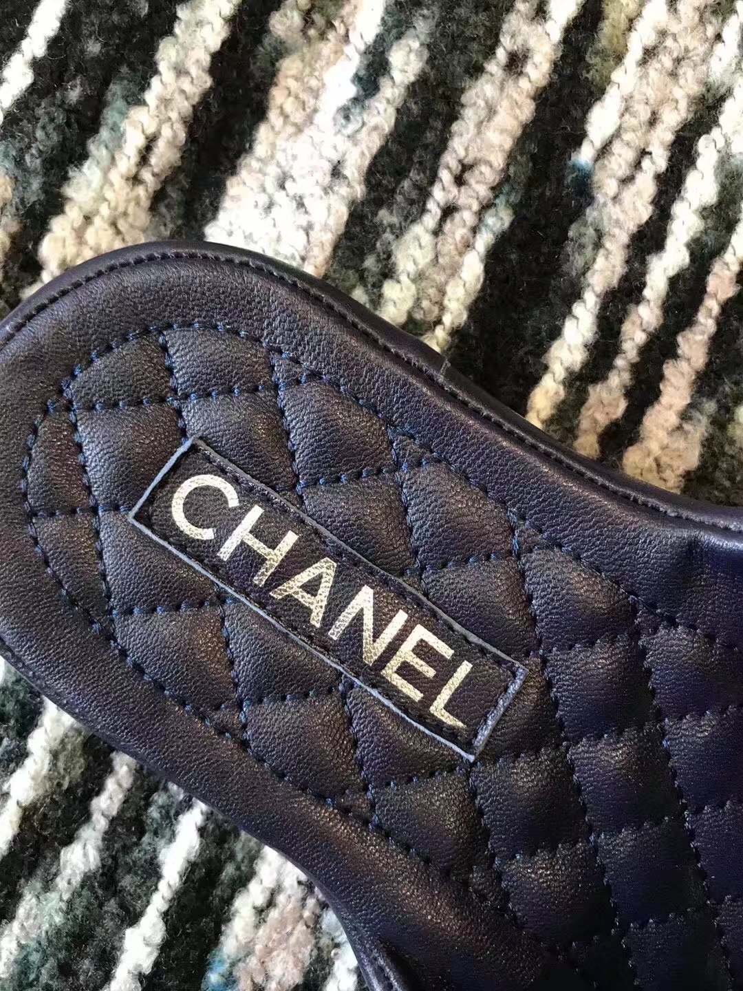 Chanel slippers CH2335LRF Dark blue