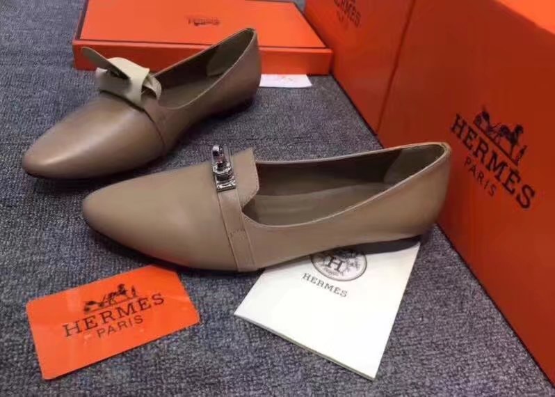 Hermes Casual Shoes HO780365 Camel