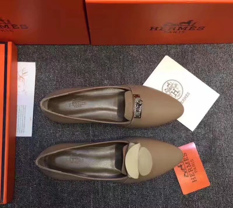 Hermes Casual Shoes HO780365 Camel